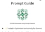 provide a premium minimalist logo prompt pack for gemini